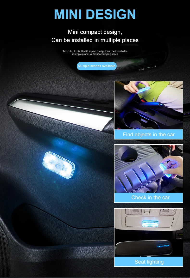 Nexa USB Rechargeable Car Interior Touch Light