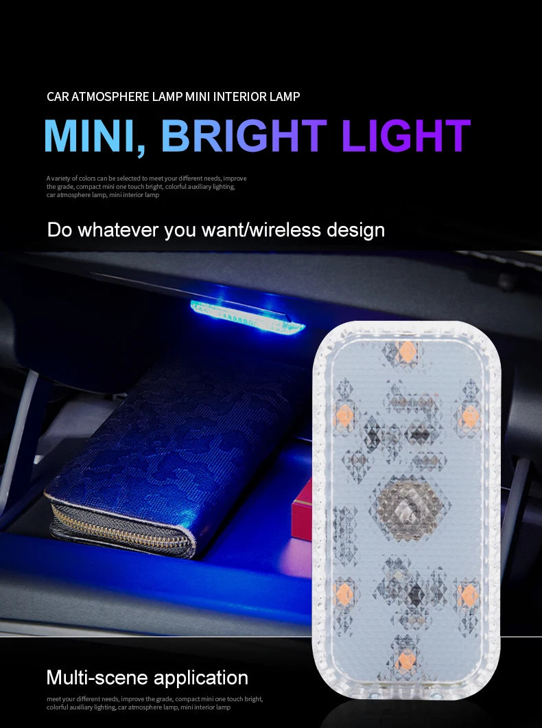 Nexa USB Rechargeable Car Interior Touch Light