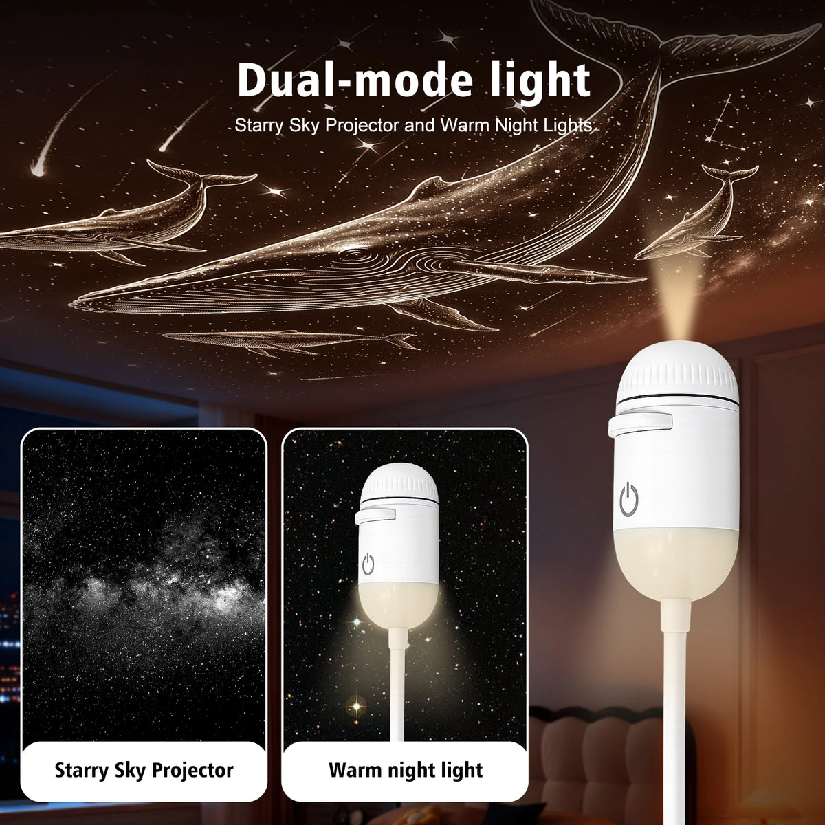 Nexa Saturn Galaxy Projector Night Light