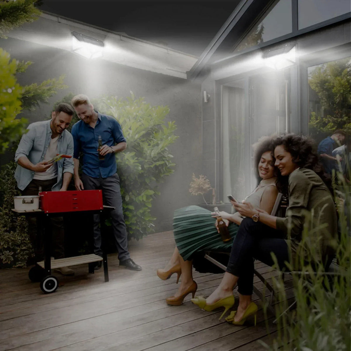 Nexa Solar Outdoor LED Spotlight with Motion Sensor