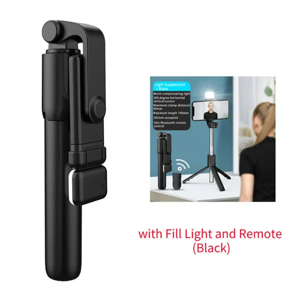 Nexa Bluetooth Selfie Stick Tripod with LED Fill Light