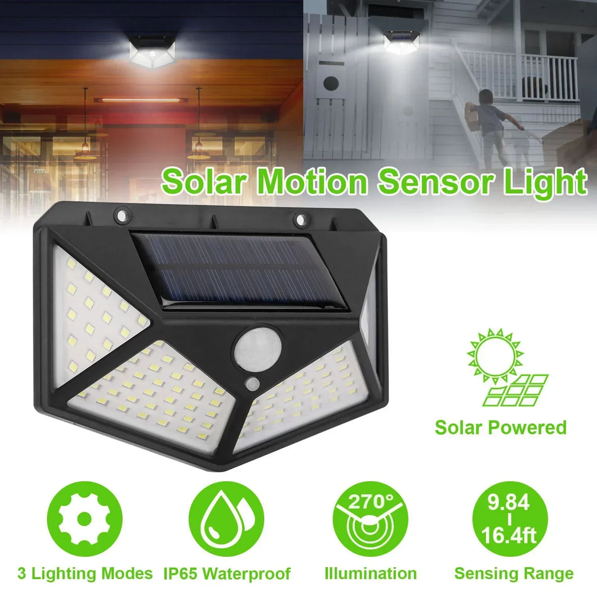 Nexa Solar Outdoor LED Spotlight with Motion Sensor