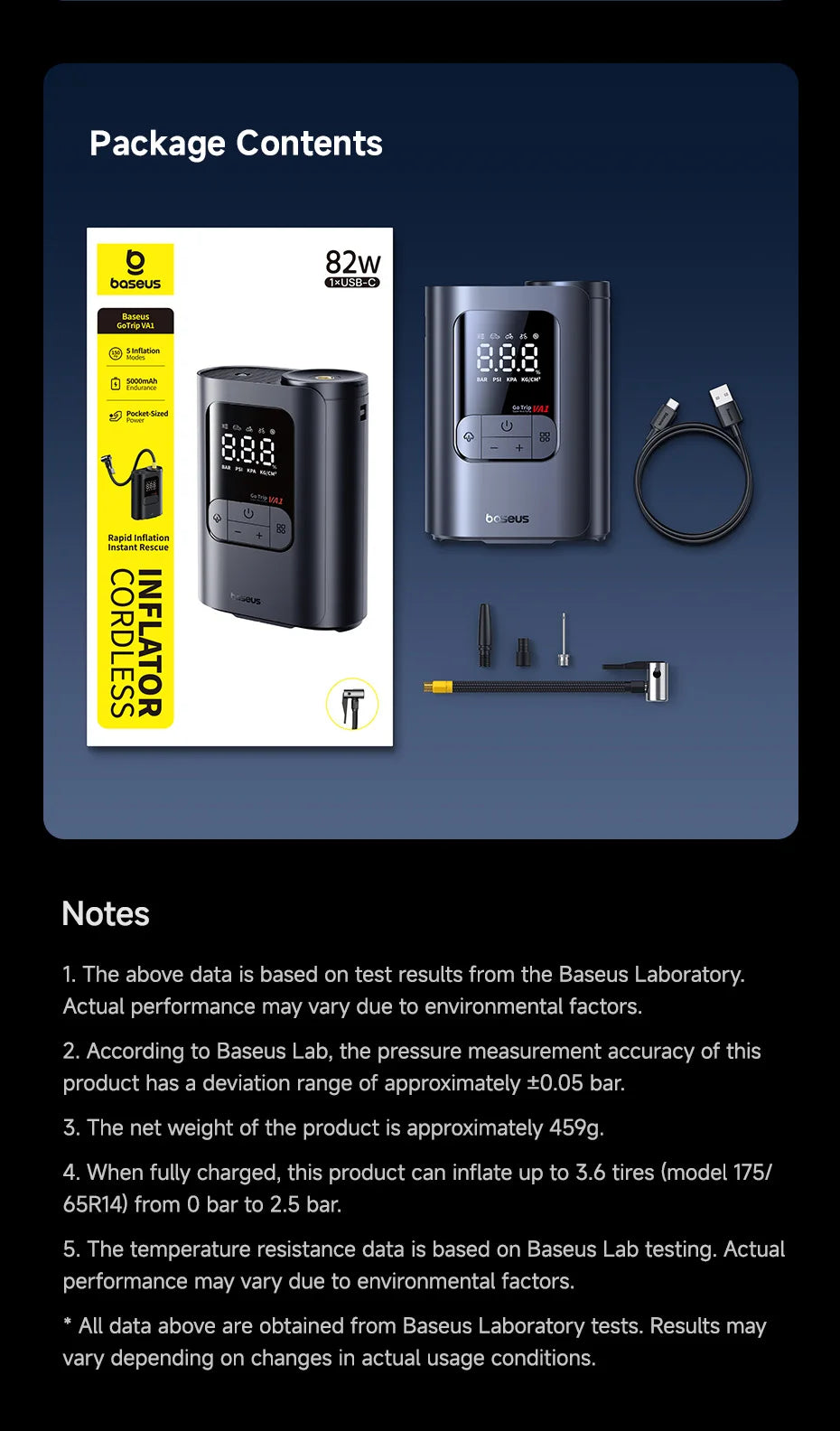 Nexa Portable Digital Tire Inflator