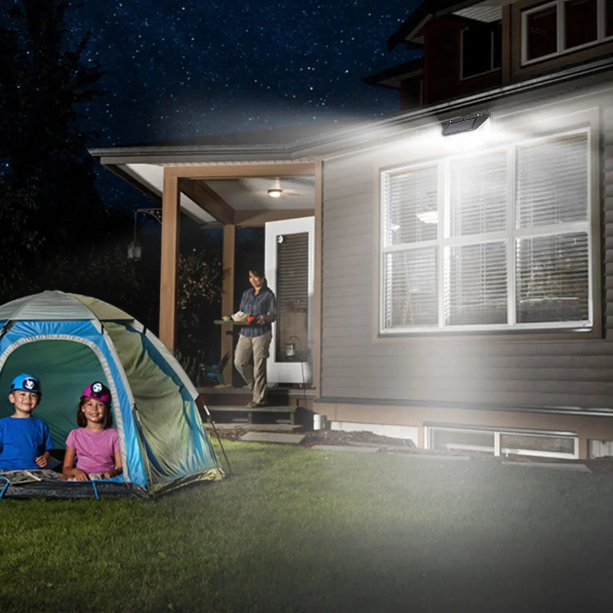 Nexa Solar Outdoor LED Spotlight with Motion Sensor