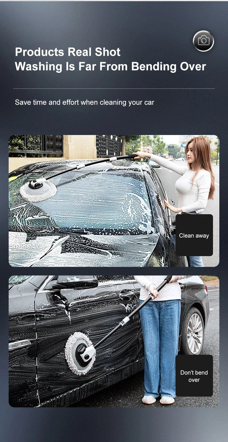 NexaShine extendable car wash brush — product detail