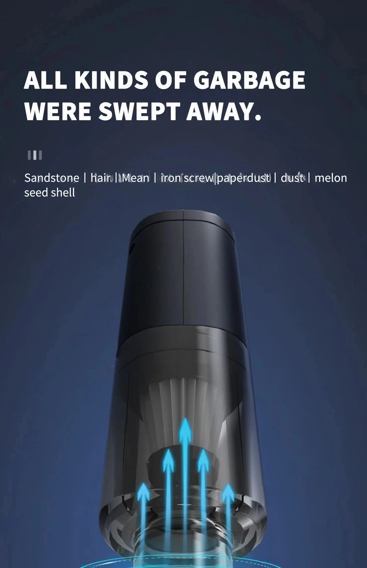 NexaVac cordless handheld vacuum — product detail