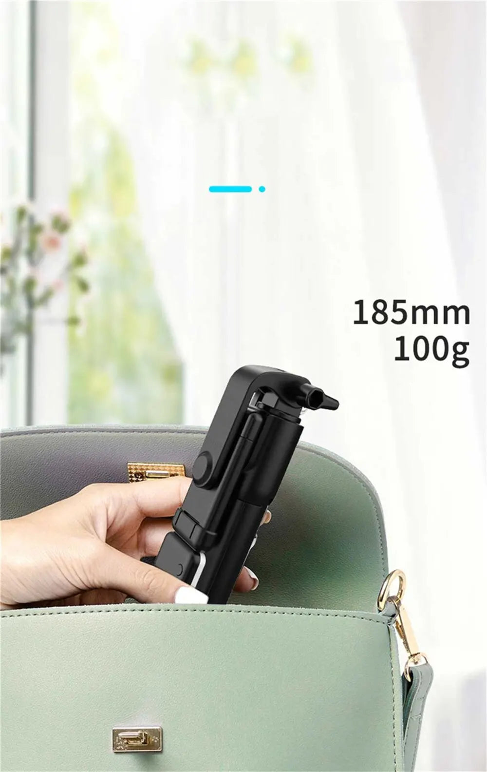 Nexa Bluetooth Selfie Stick Tripod with LED Fill Light