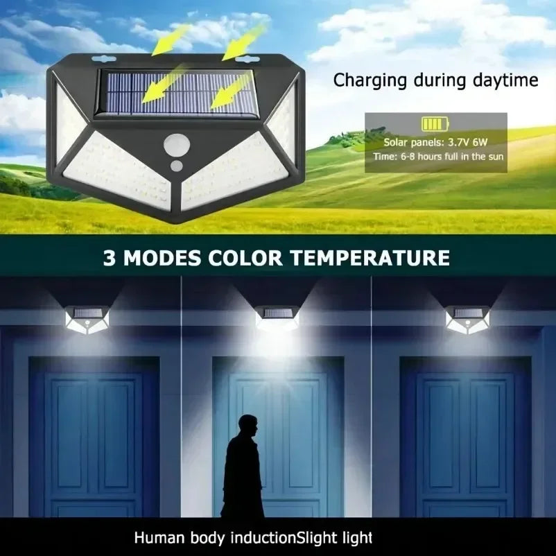 Nexa Solar Outdoor LED Spotlight with Motion Sensor