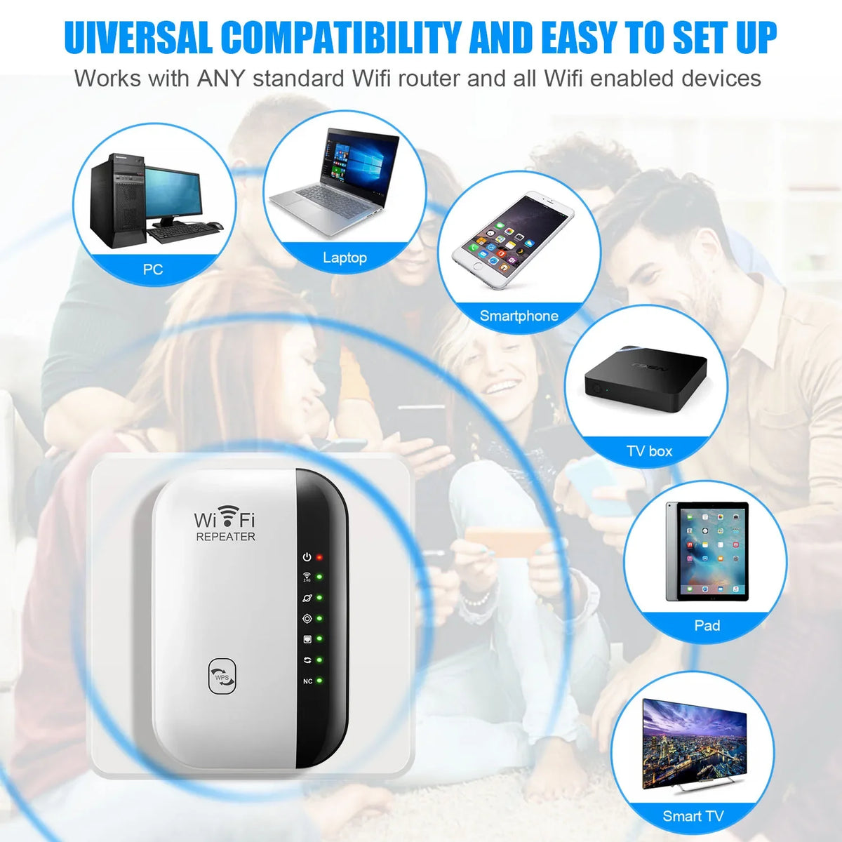 Nexa 300 Mbps Wi-Fi Range Extender