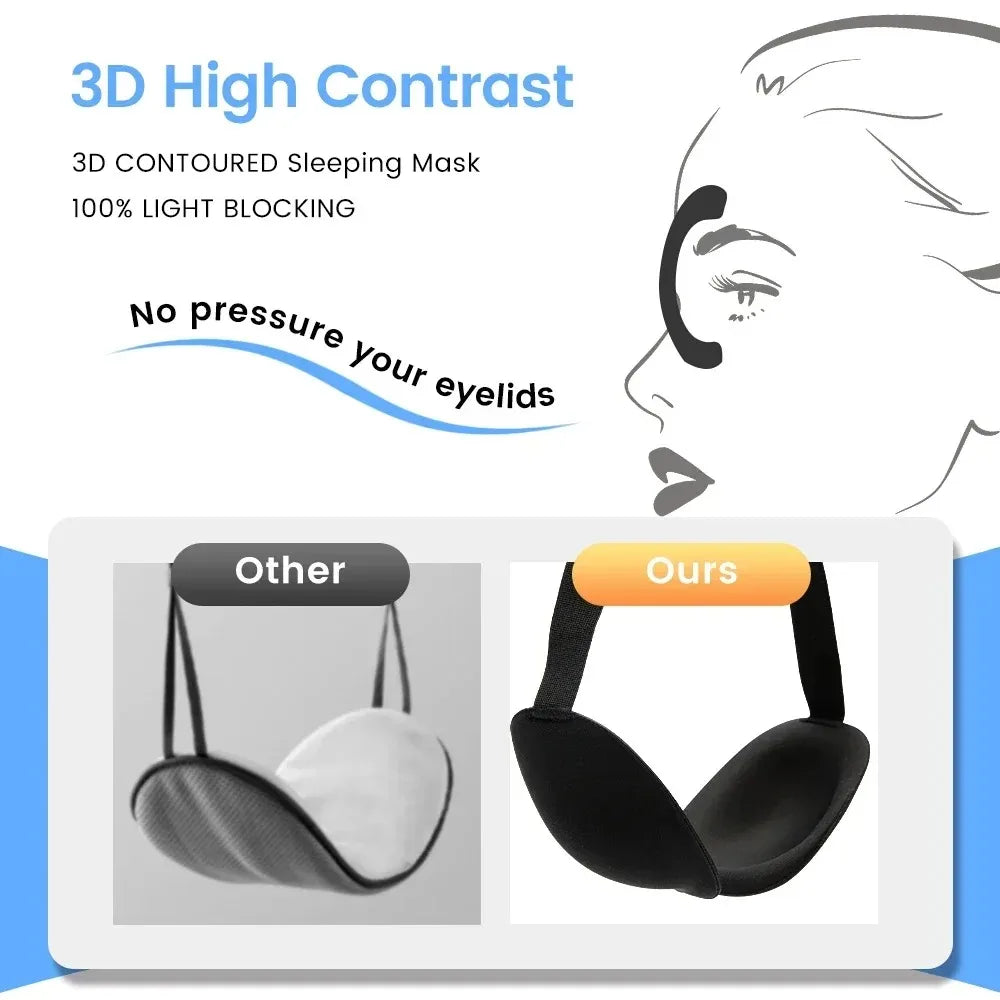 Nexa 3D Contoured Memory Foam Sleep Mask