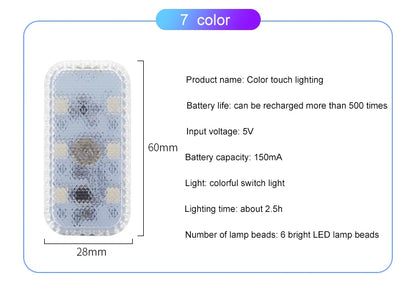 Nexa USB Rechargeable Car Interior Touch Light
