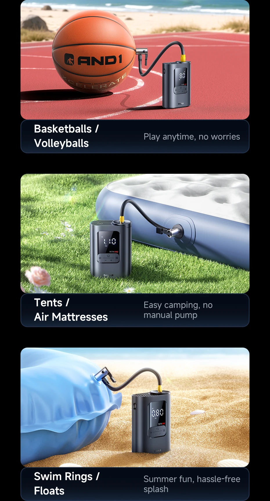 Nexa™ AirGuardian Max | Wireless Smart Tire Inflator