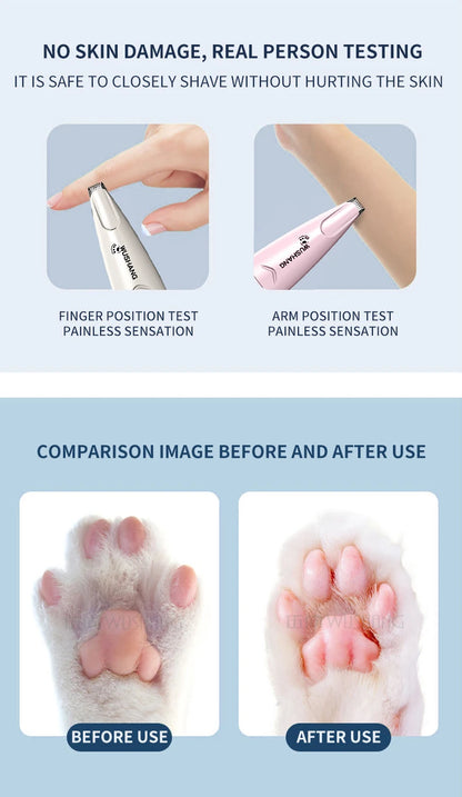 Nexa LED Pet Paw & Face Trimmer