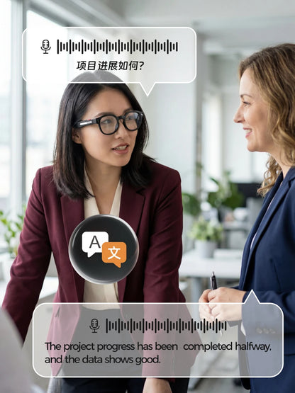 Nexa AI Smart Glasses with Camera & Bluetooth Audio