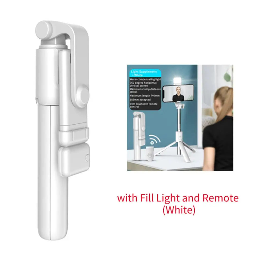 Nexa Bluetooth Selfie Stick Tripod with LED Fill Light