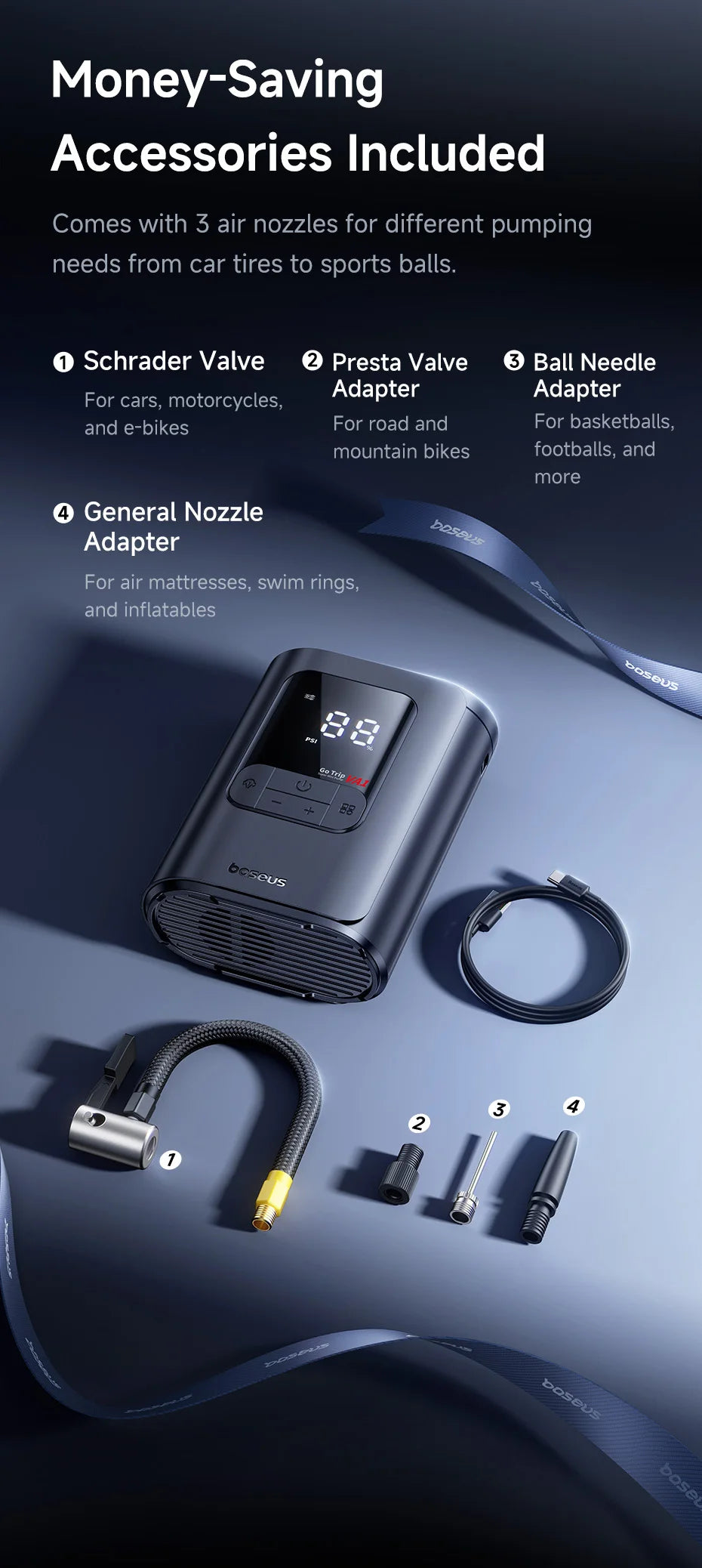 Nexa™ AirGuardian Max | Wireless Smart Tire Inflator