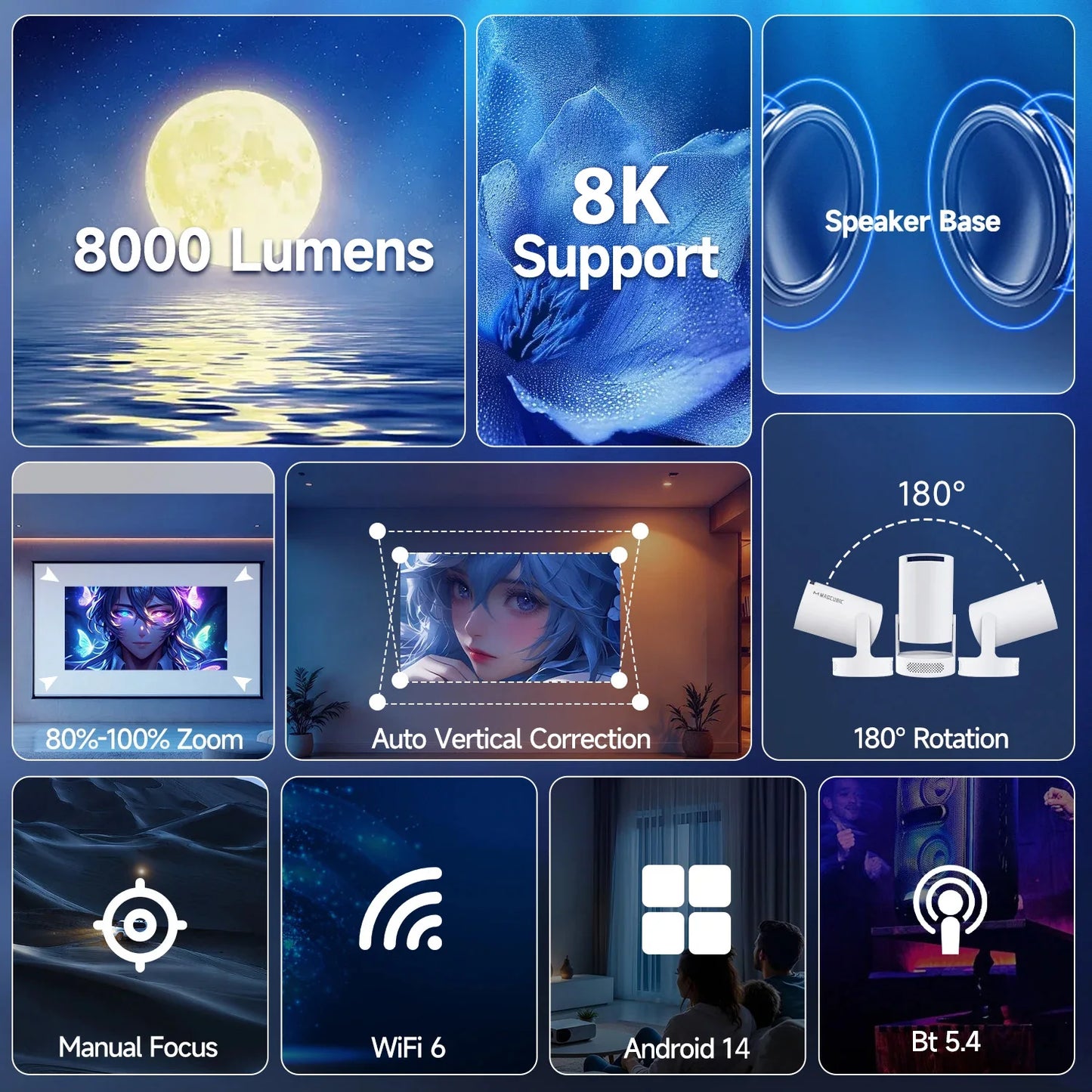 NexaVision™ Smart Mini Projector