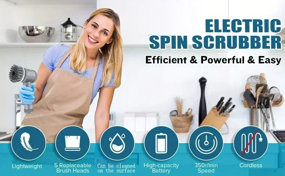 Nexa™ PowerSpin Pro Cordless Scrubber