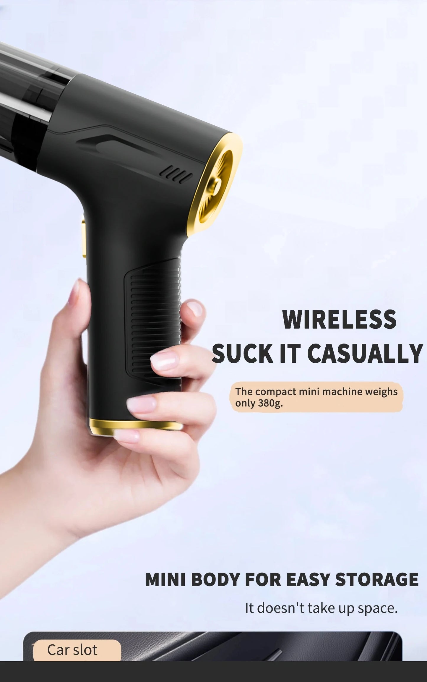 NexaVac™ Cordless Handheld Vacuum Cleaner