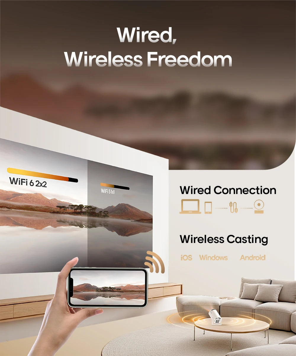 NexaVision™ Smart Mini Projector