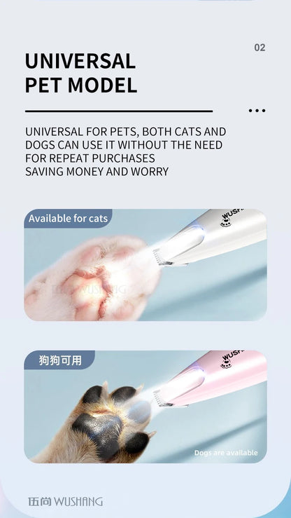 Nexa LED Pet Paw & Face Trimmer