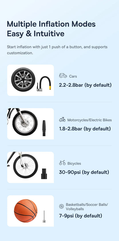 Nexa Portable Digital Tire Inflator