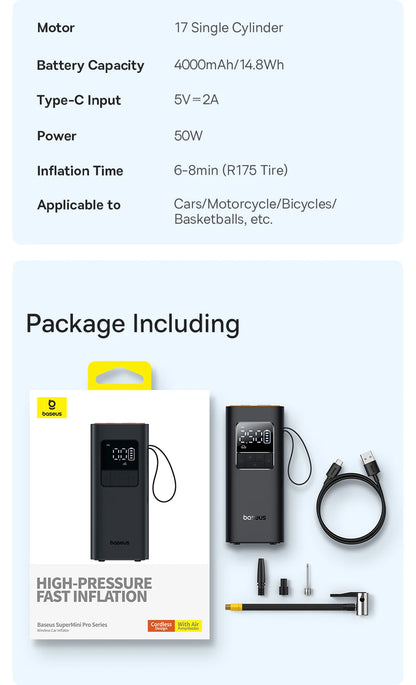 Nexa Portable Digital Tire Inflator
