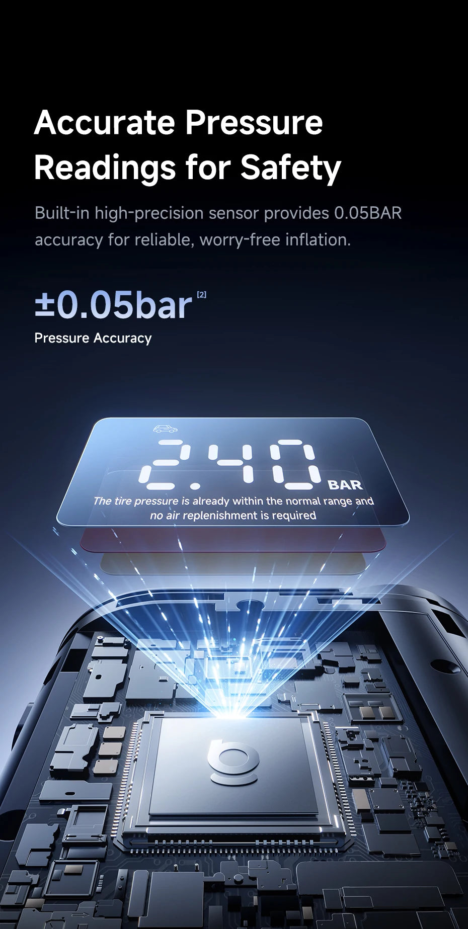 Nexa™ AirGuardian Max | Wireless Smart Tire Inflator