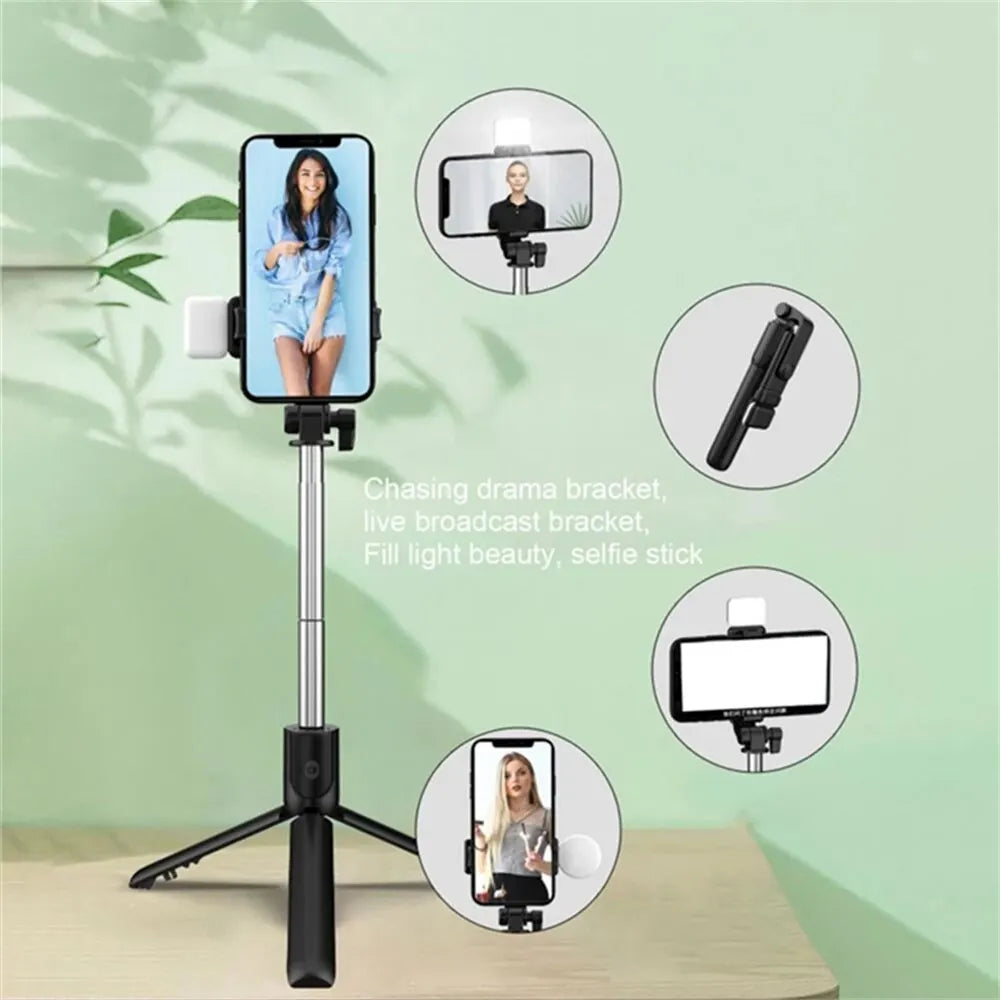 Nexa Bluetooth Selfie Stick Tripod with LED Fill Light