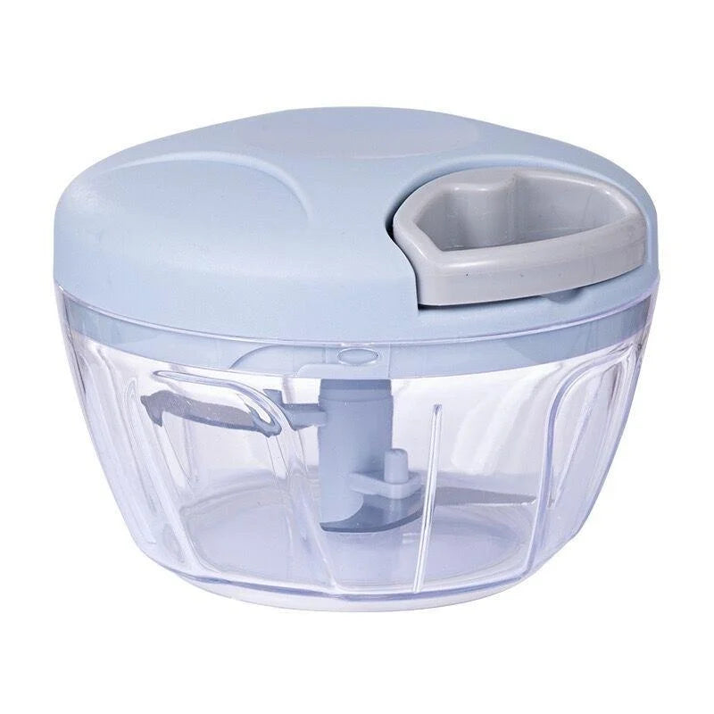 Picadora de carne manual de 500/900 ml, picadora de ajo giratoria, prensa de ajo, trituradora de verduras y cebolla, accesorios de cocina