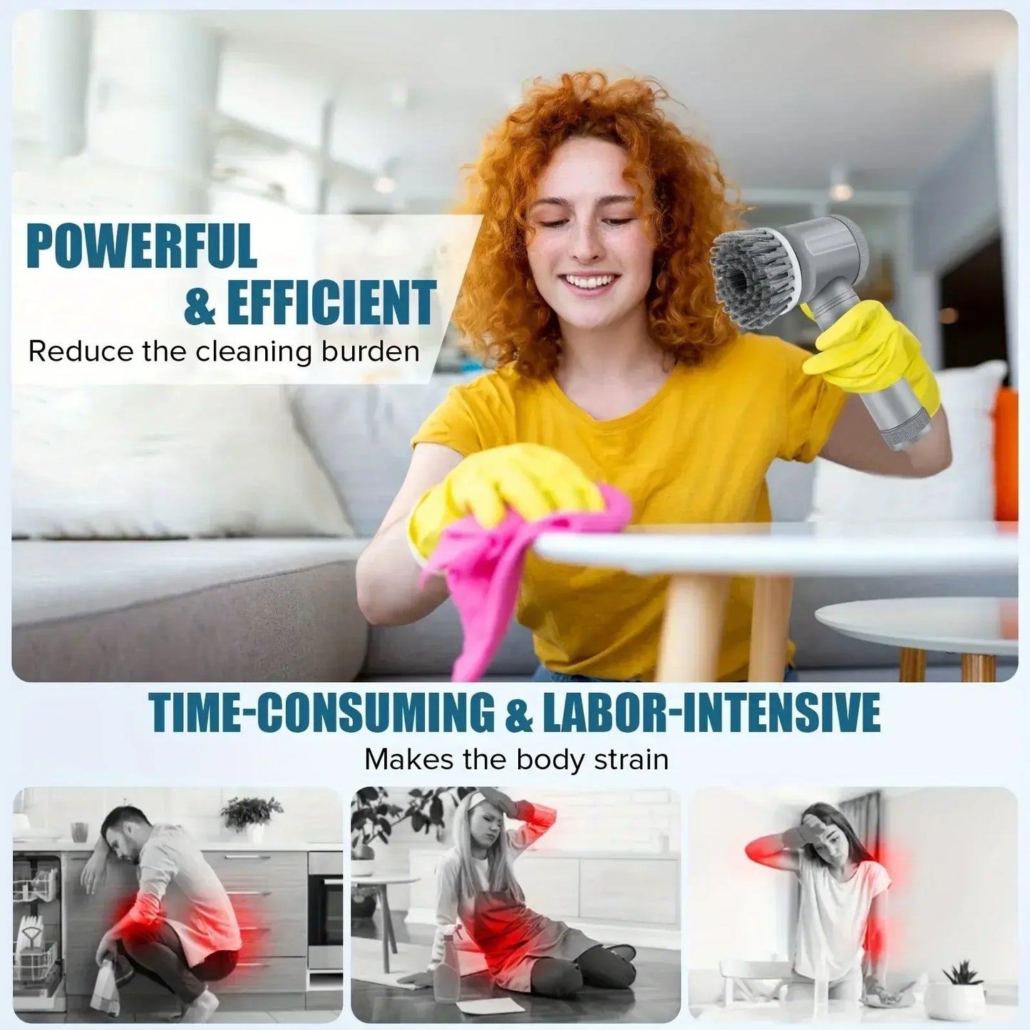 Nexa™ PowerSpin Pro Cordless Scrubber