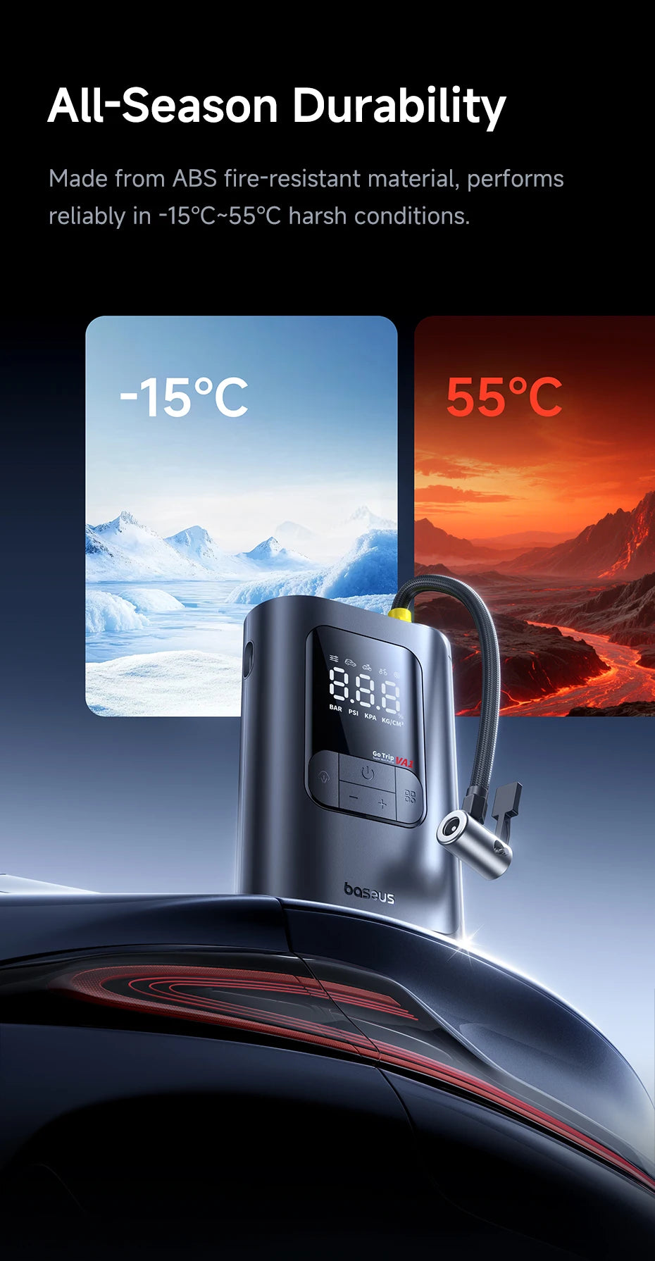 Nexa™ AirGuardian Max | Wireless Smart Tire Inflator