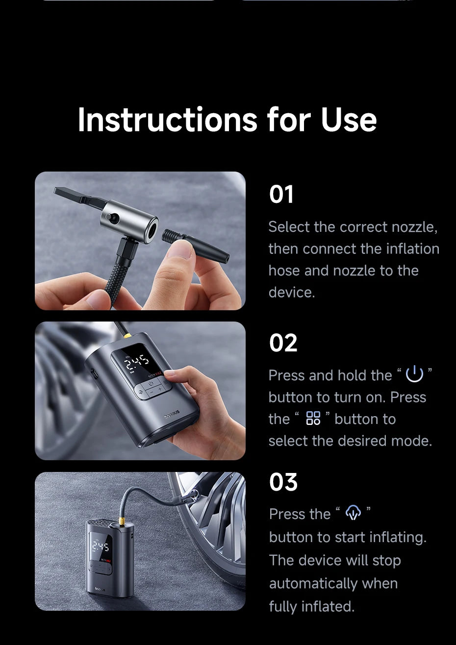 Nexa Portable Digital Tire Inflator