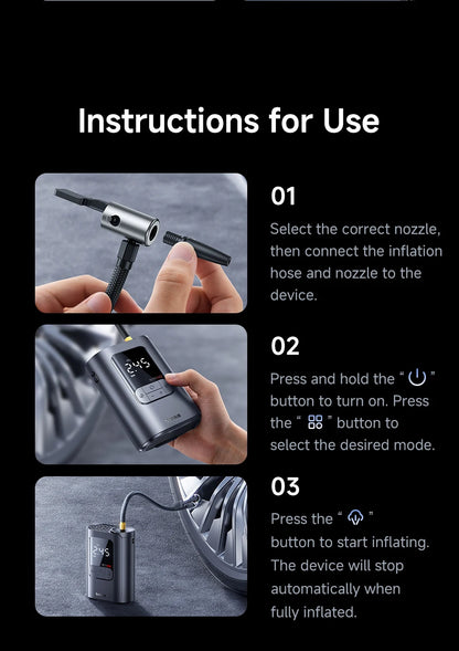 Nexa Portable Digital Tire Inflator