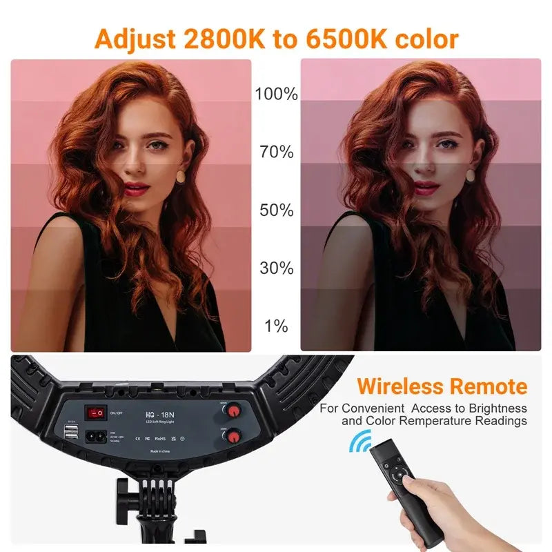 NexaGlow™ Professional LED Ring Light Kit