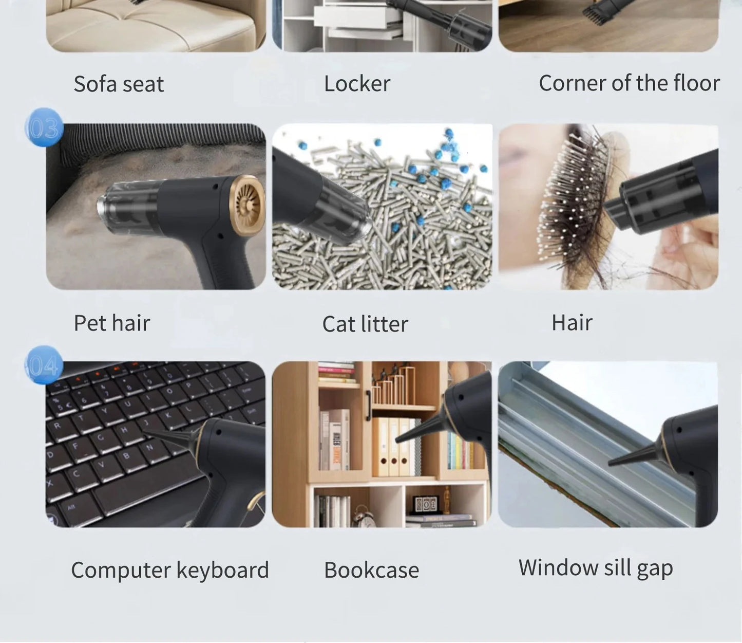 NexaVac™ Cordless Handheld Vacuum Cleaner