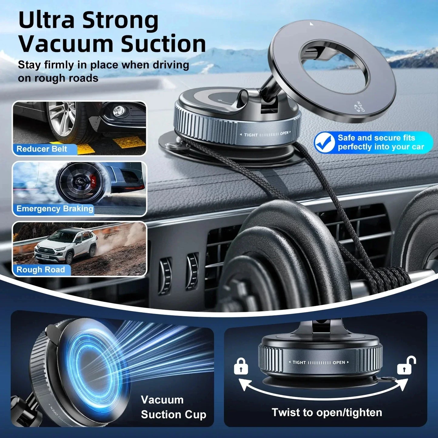 NexaGrip™ Pro 360 Magnetic Car Mount