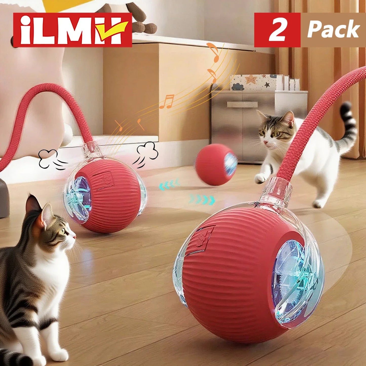 NexaRoll™ Pelota Interactiva Inteligente para Mascotas