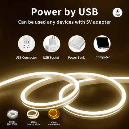 Nexa Flexible USB Neon LED Strip Light