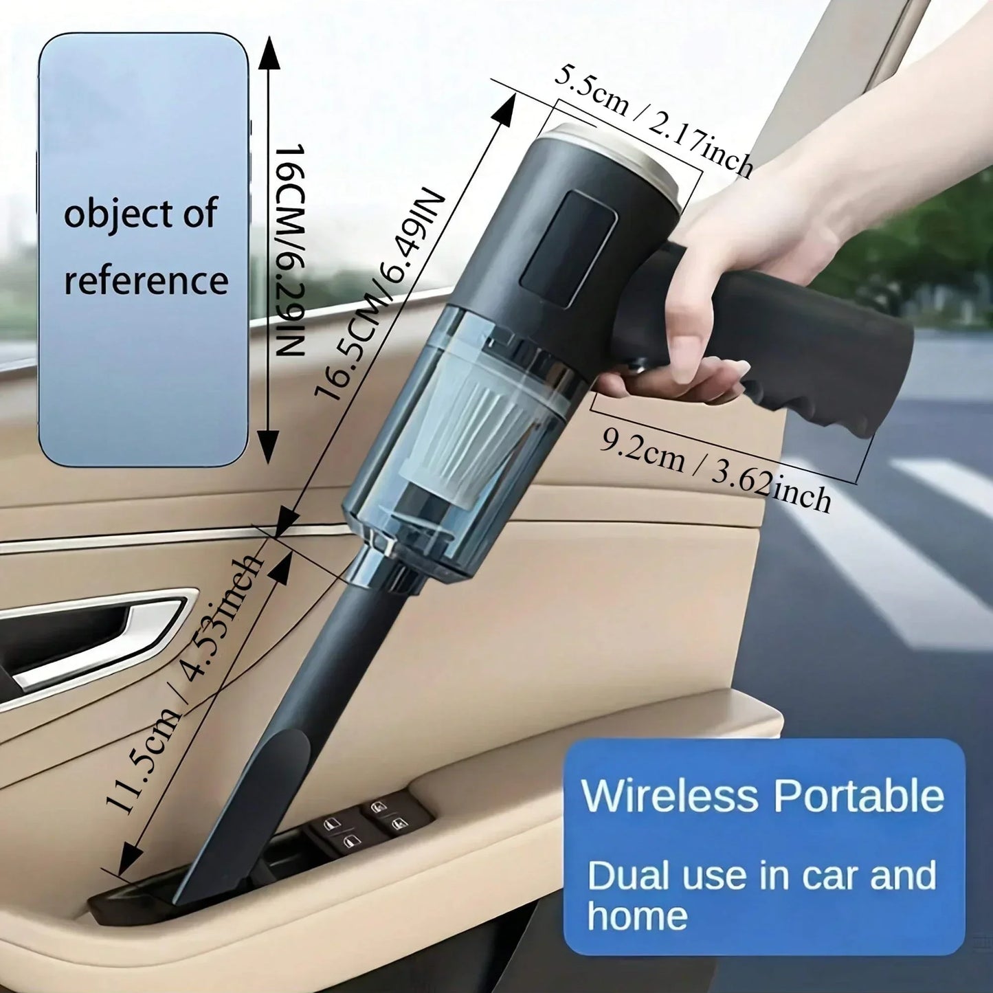 NexaVac™ Cordless Handheld Vacuum Cleaner