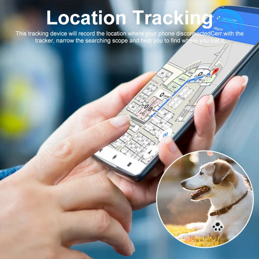 Smarter Mini GPS-Tracker Schlüssel Kinder Tasche Finder Hund Katze Haustier Locator Bluetooth Tracker Gerät Anti-Verlust-Erinnerung für iOS/Android