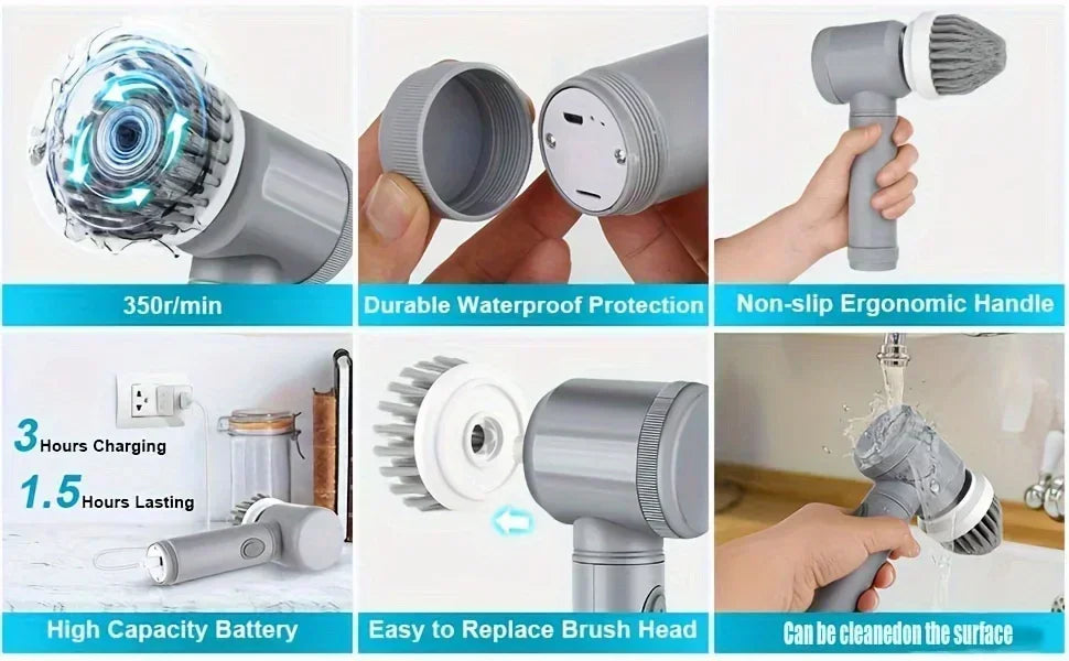 Nexa™ PowerSpin Pro Cordless Scrubber