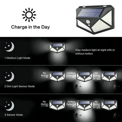 Nexa Solar Outdoor LED Spotlight with Motion Sensor