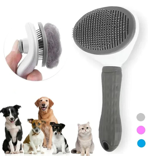 Nexa Self-Cleaning Pet Grooming Brush