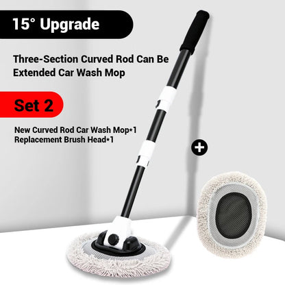 NexaShine extendable car wash brush — product view