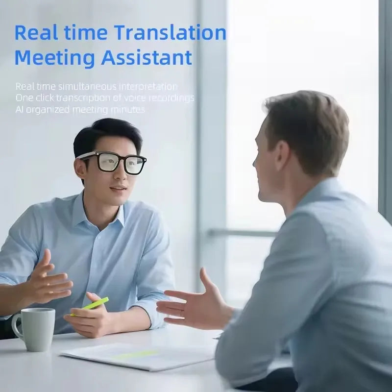 Nexa AI Smart Glasses with Camera & Bluetooth Audio