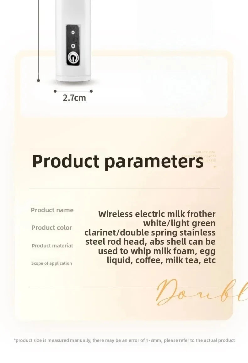 NexaWhisk™ Rechargeable Milk Frother