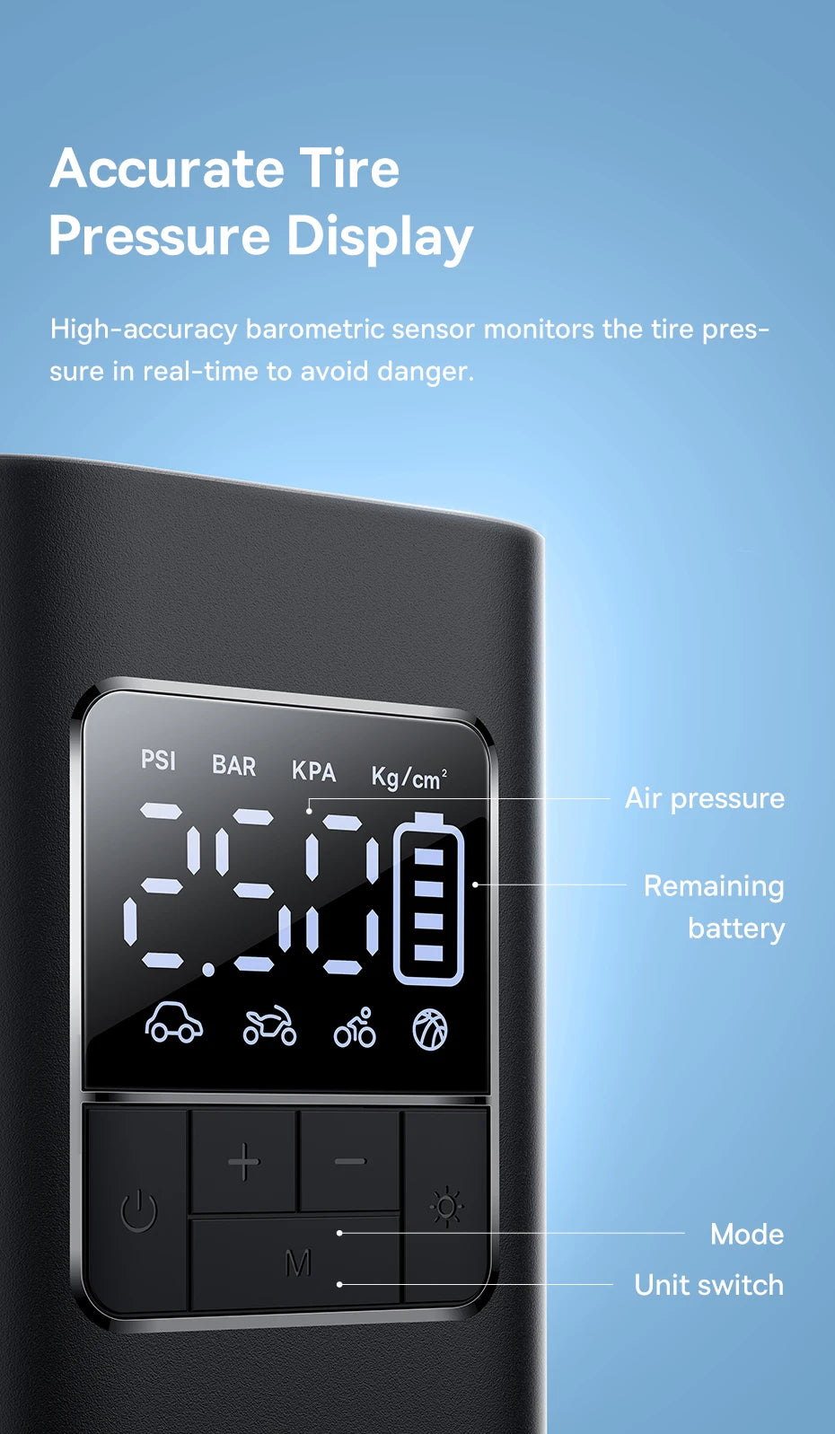Nexa Portable Digital Tire Inflator
