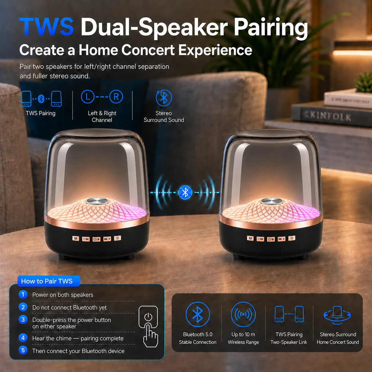 Nexa Portable Bluetooth Soundbar Speaker