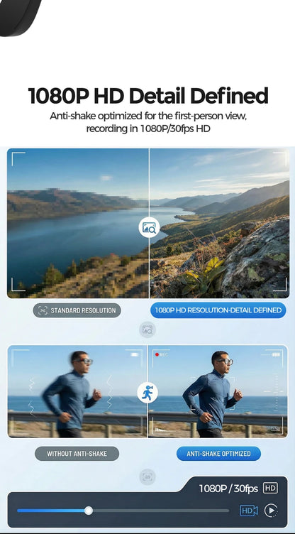 Nexa AI Smart Glasses with Camera & Bluetooth Audio
